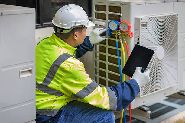 Professional Air Duct Cleaning technician working in Coaldale, PA